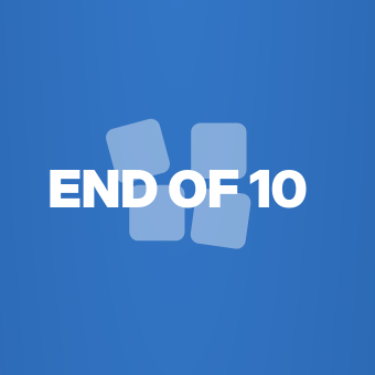 end of 10
